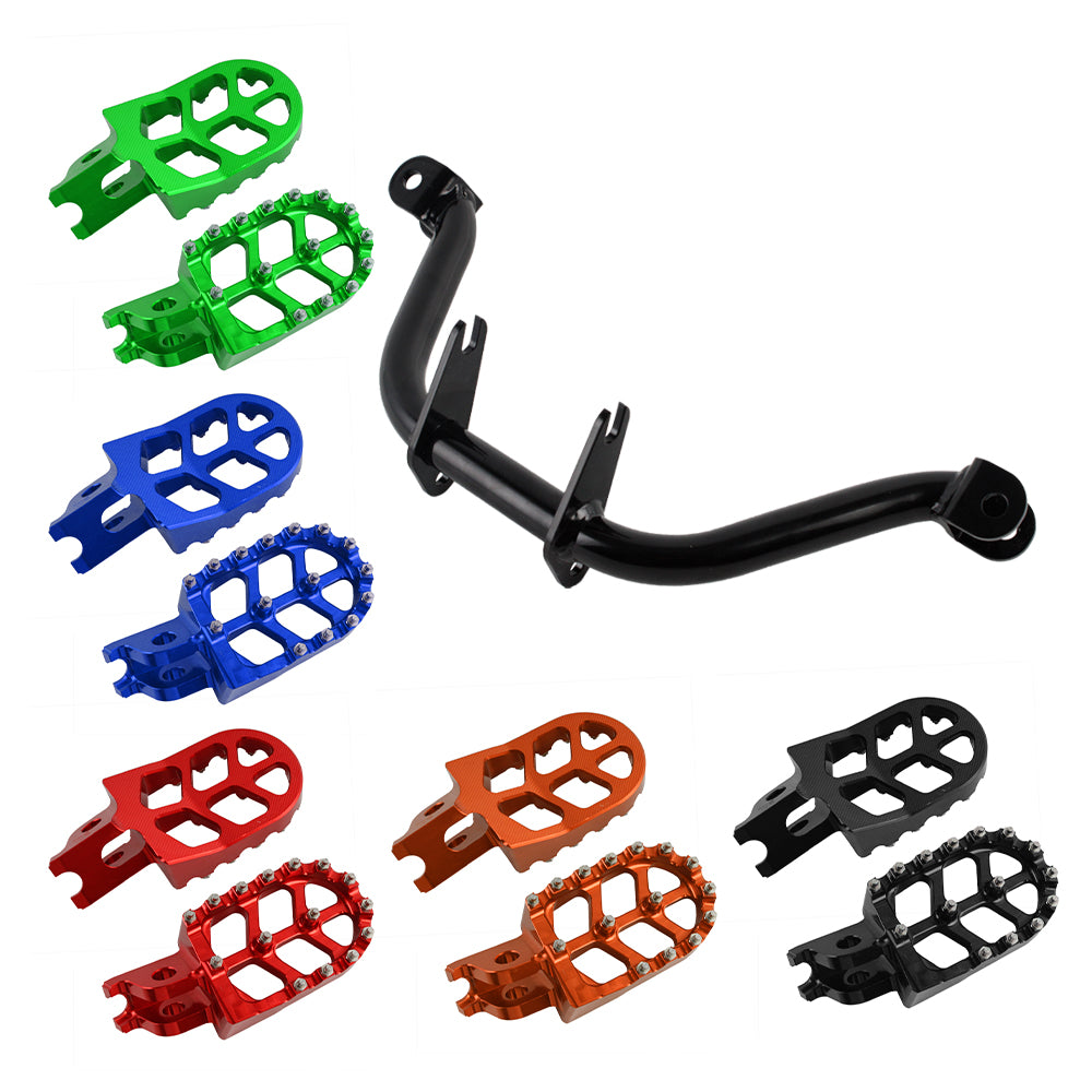 OSTMORAD CNC Aluminum Footrest Brackets for Simson S50 S51 S70
