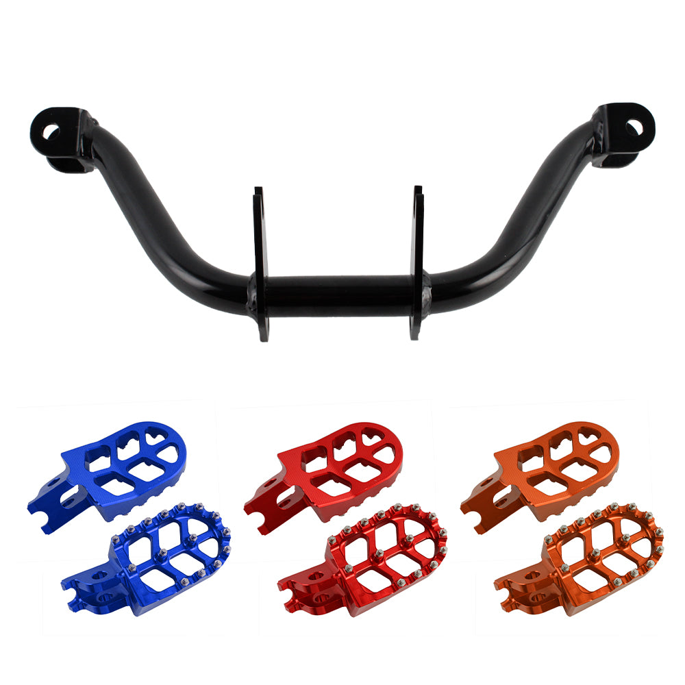 OSTMORAD CNC Aluminum Footrest Brackets for Simson S50 S51 S70