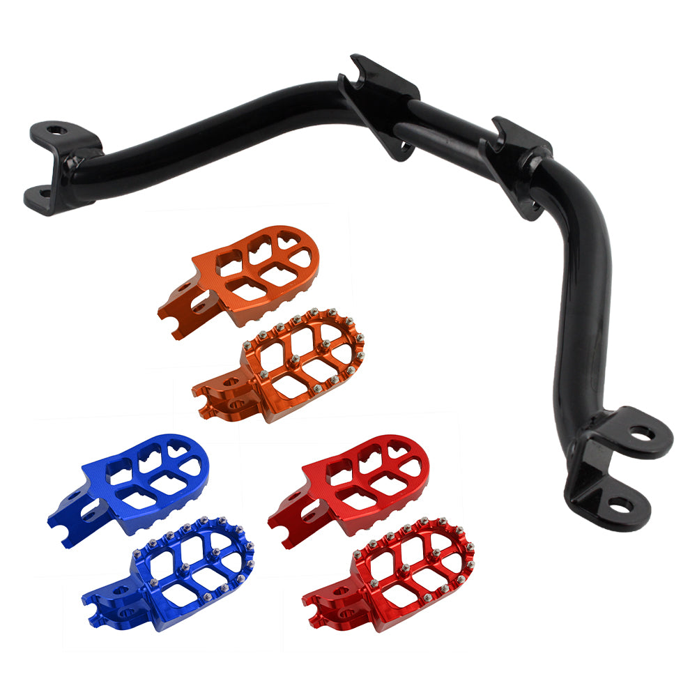 OSTMORAD CNC Aluminum Footrest Brackets for Simson S50 S51 S70