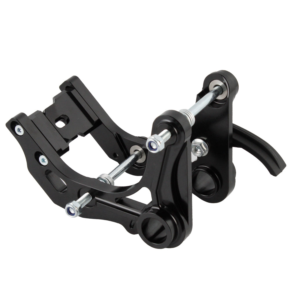 OSTMORAD CNC Aluminium Motorrad Kettenführung für Dirt Bike, Schwarz