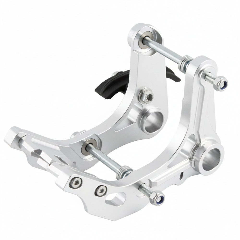 OSTMORAD CNC Aluminium Motorrad Kettenführung für Dirt Bike, Silber
