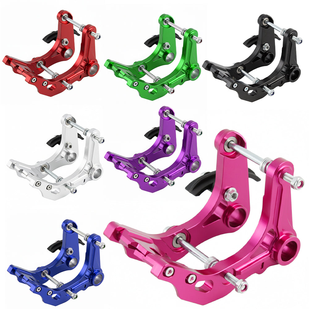 OSTMORAD CNC Aluminium Motorrad Kettenführung und Kettenschutz für Dirt Bike Pit Bike, universelle Schwingen-Kettenführung