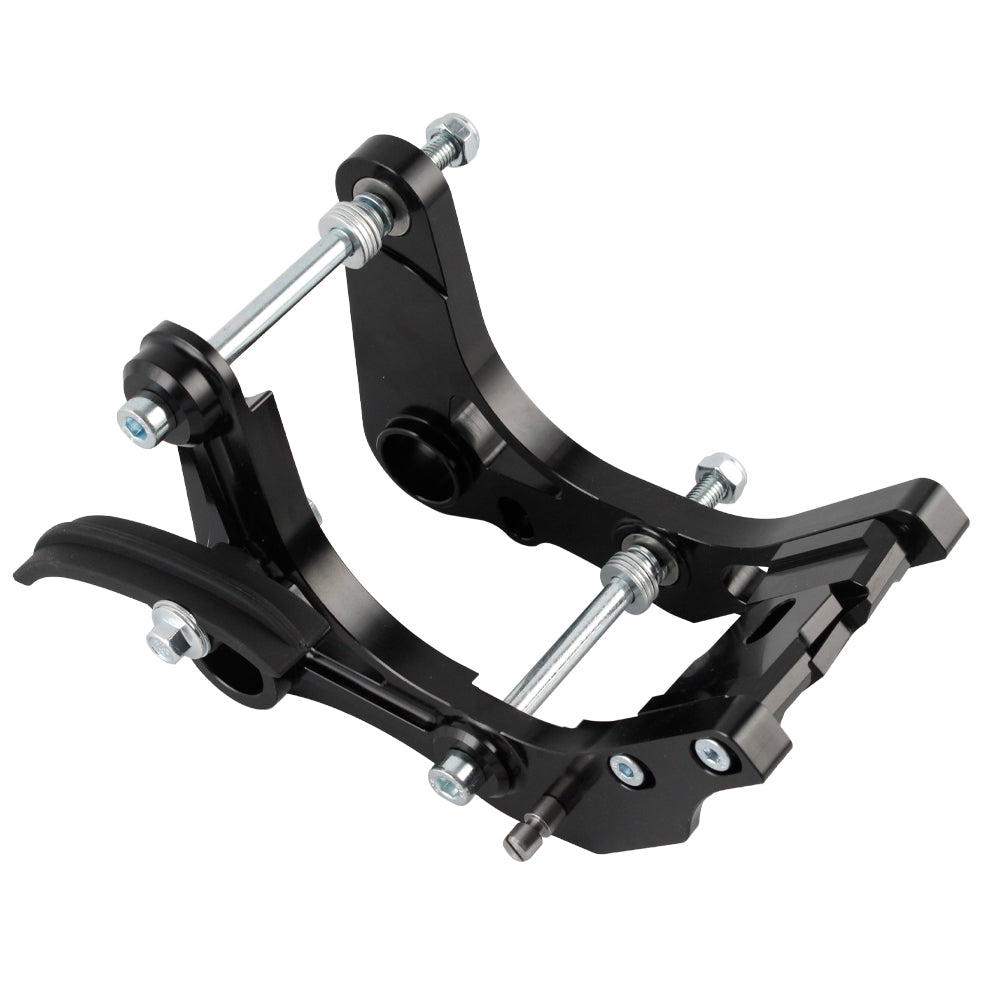 OSTMORAD CNC Aluminium Motorrad Kettenführung für Dirt Bike, Schwarz