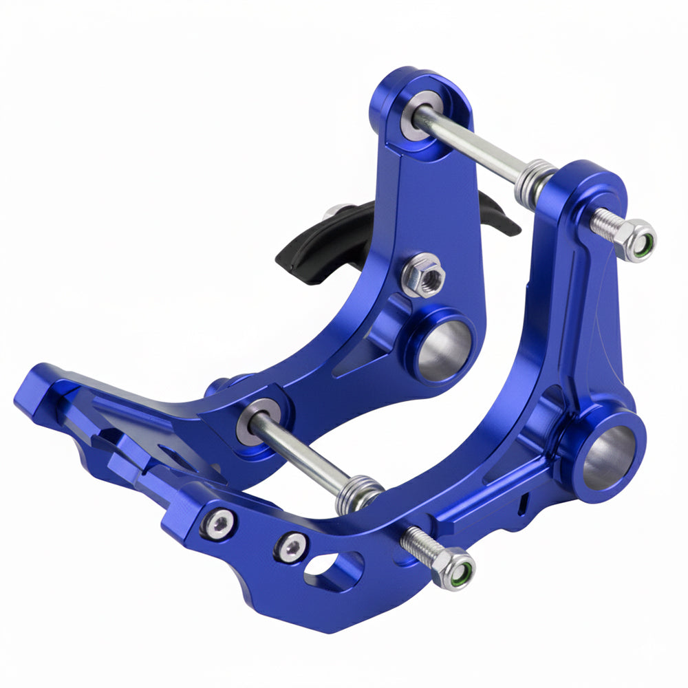 OSTMORAD CNC Aluminium Motorrad Kettenführung für Dirt Bike, Blau