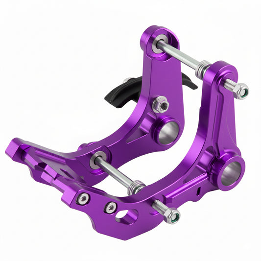 OSTMORAD CNC Aluminium Motorrad Kettenführung für Dirt Bike, Lila