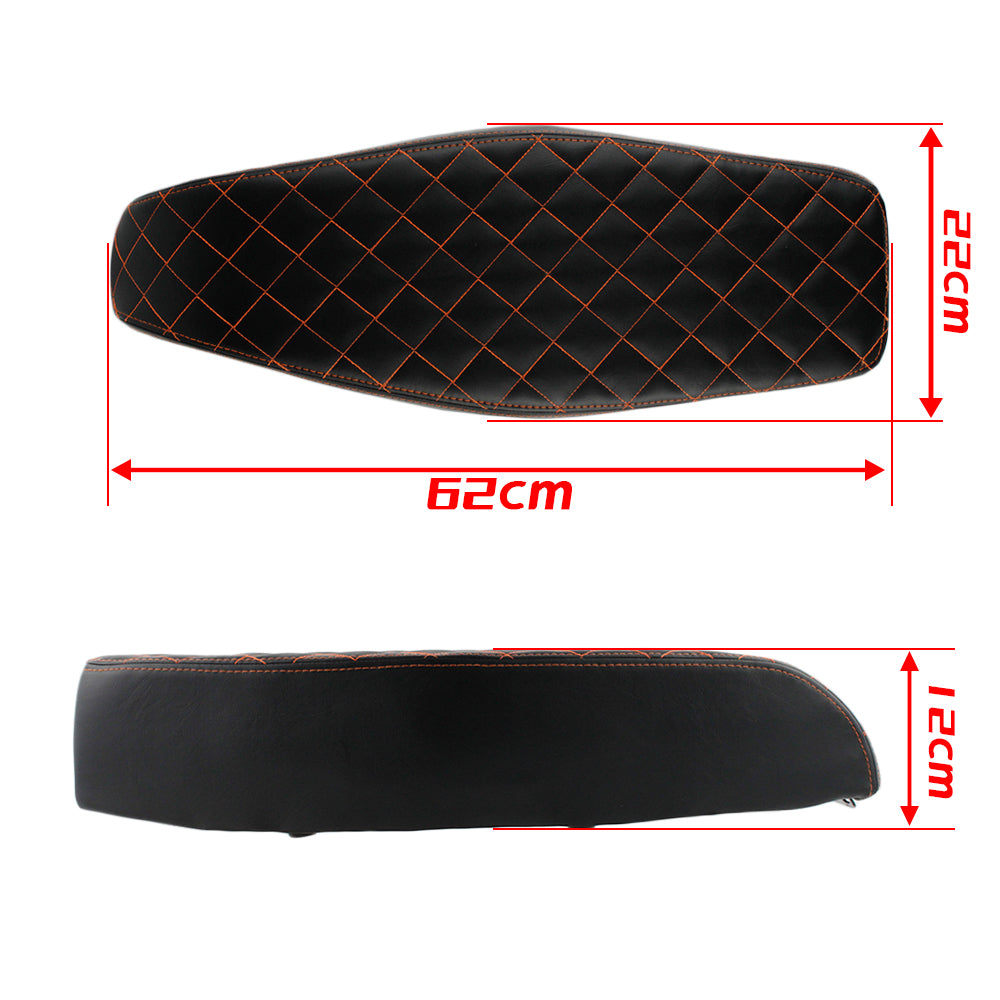 OSTMORAD Signature Diamond Stitch Comfort Seat | 12cm High Density Foam for Simson S50 S51