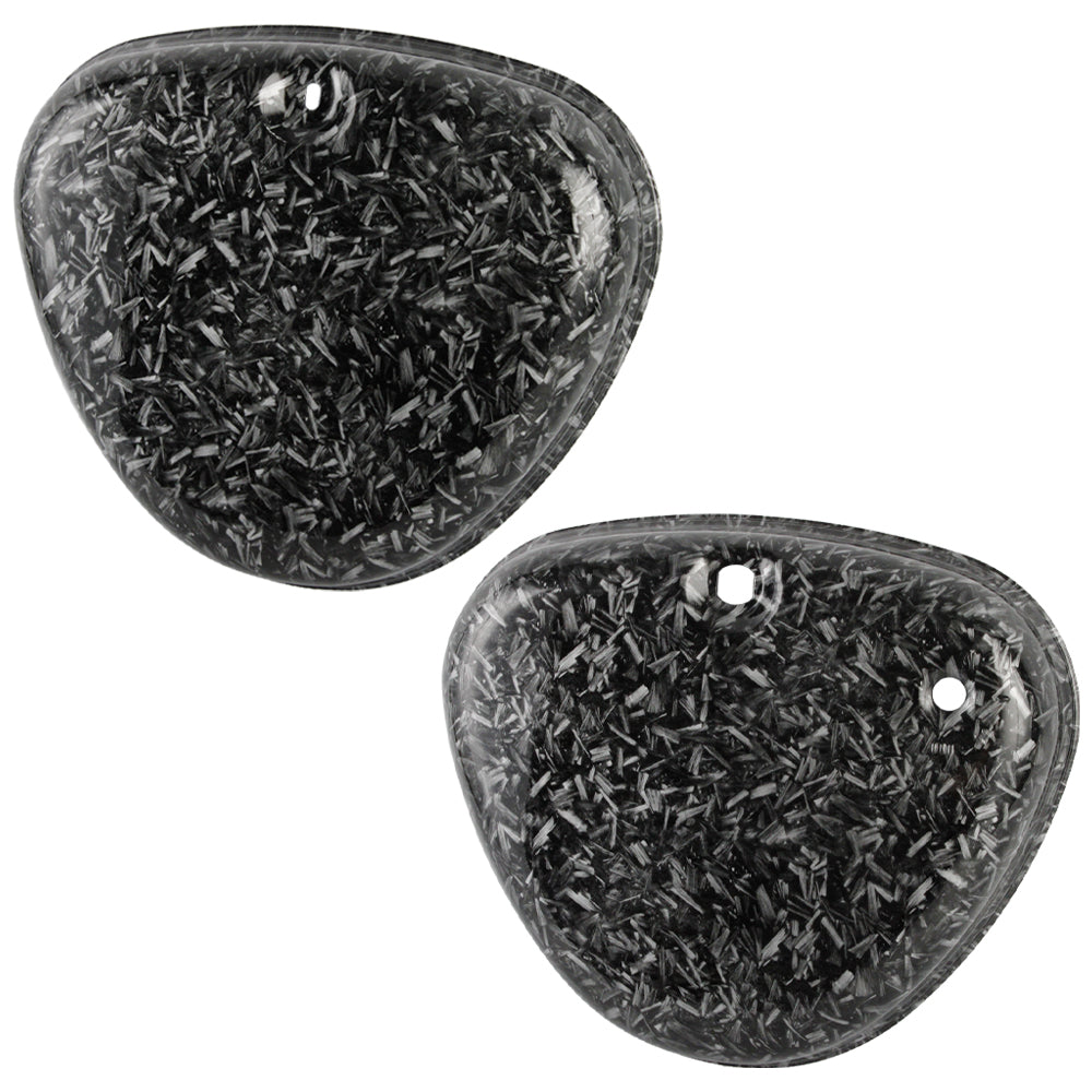 OSTMORAD Carbon Fiber Pattern Motorcycle Side Covers Left and Right Pair for Simson S51 S60 S70 S80