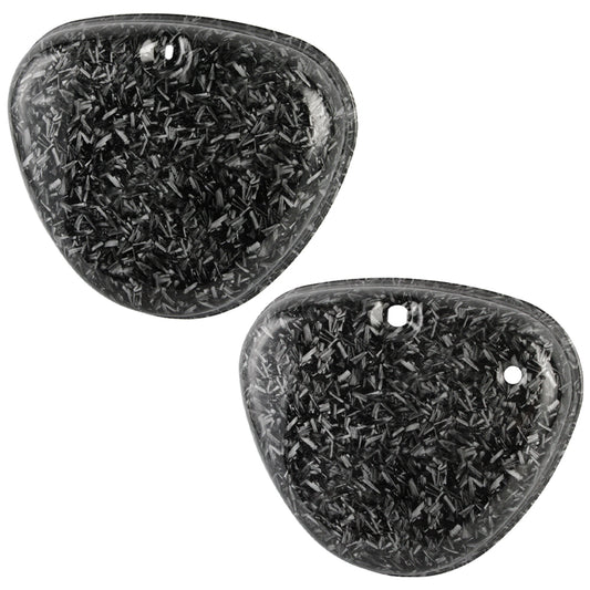 OSTMORAD Carbon Fiber Pattern Motorcycle Side Covers Left and Right Pair for Simson S51 S60 S70 S80