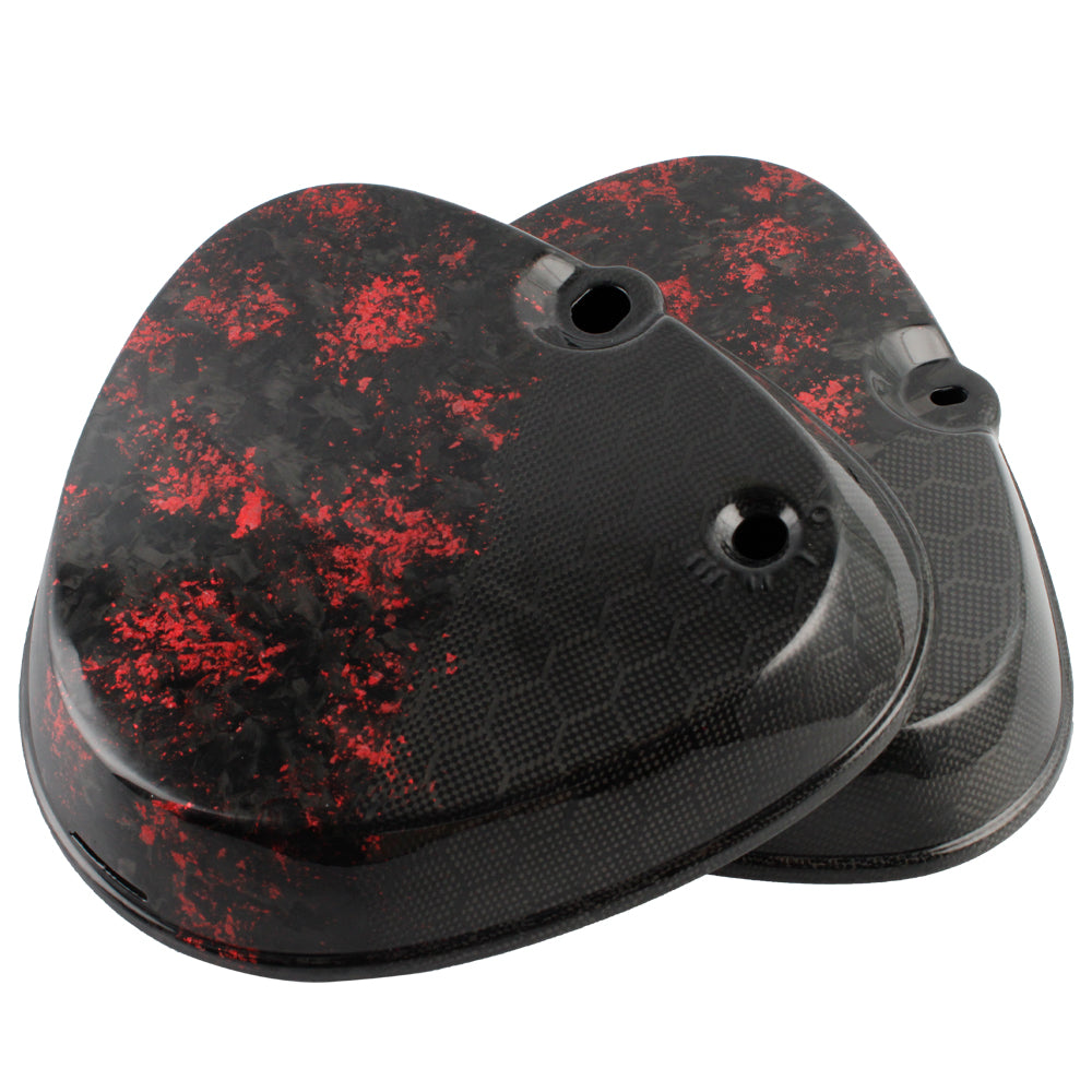 OSTMORAD Premium Metal Fuel Tank and Genuine Carbon Fiber Side Covers 3 Piece Kit for Simson S50 S51 S70