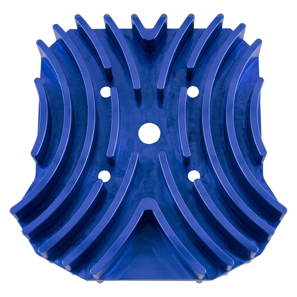 OSTMORAD CNC Aluminium Zylinderkopf 15cm mit Kühlrippen für Simson S50 S51 S70 Blau