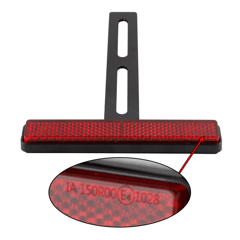 OSTMORAD Universal Motorcycle Rear Reflector Cats Eyes E Mark E4 Certified for Simson Scooter