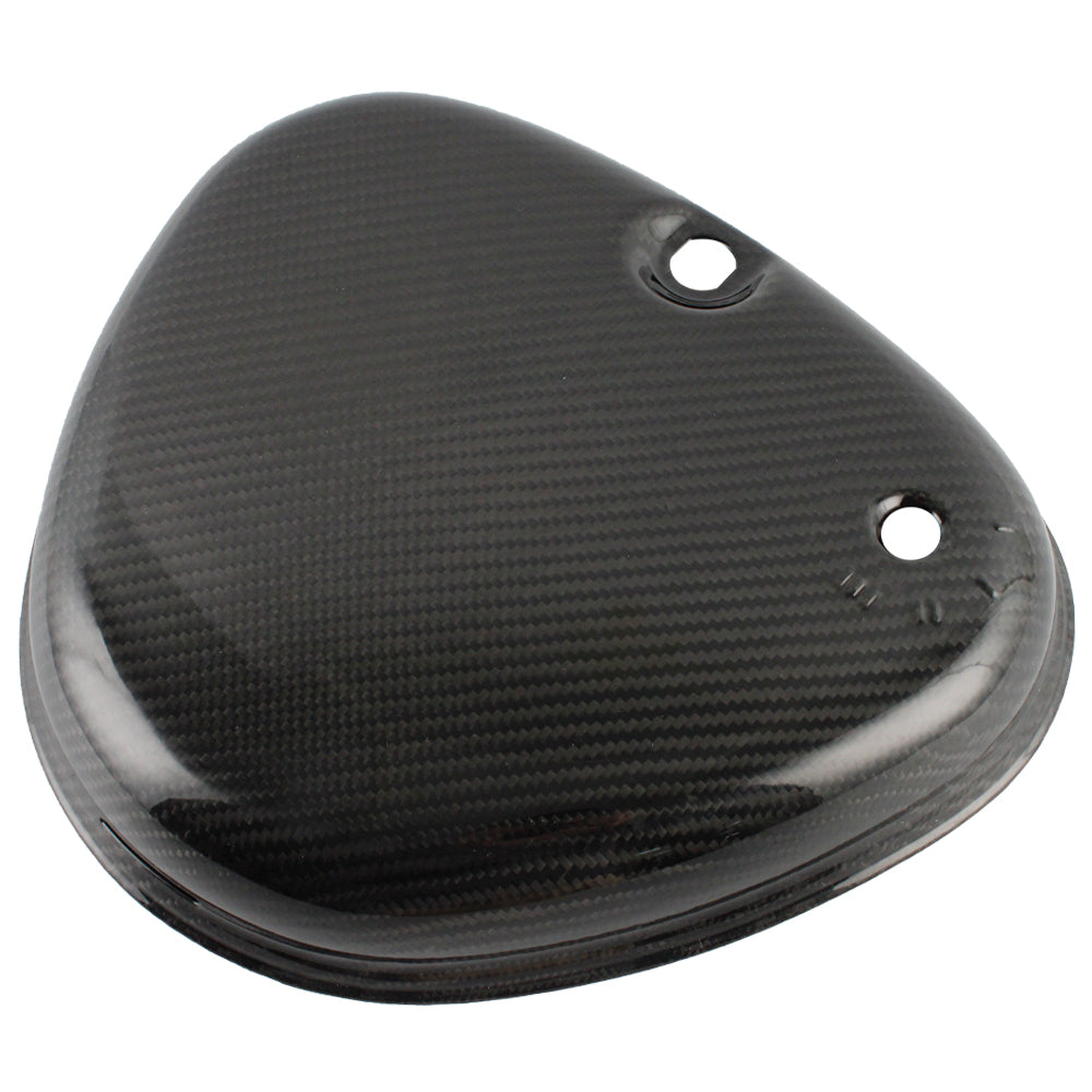 OSTMORAD 3K Carbon Seitendeckel Round for Simson S50 S51 S70 Enduro