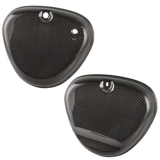 OSTMORAD 3K Carbon Seitendeckel Round for Simson S50 S51 S70 Enduro