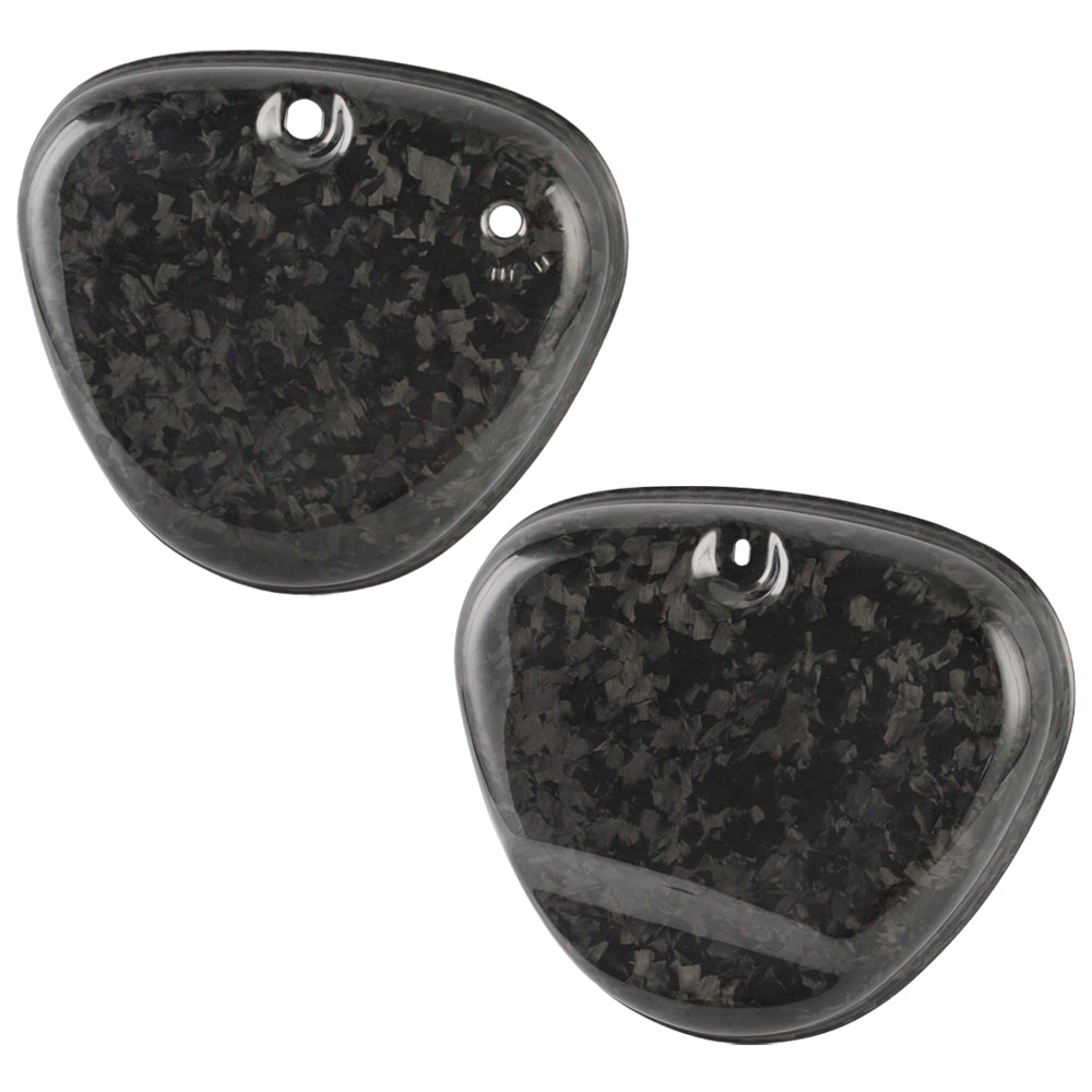 OSTMORAD Forged Carbon Round Side Cover for Simson S50 S51 S70 Enduro
