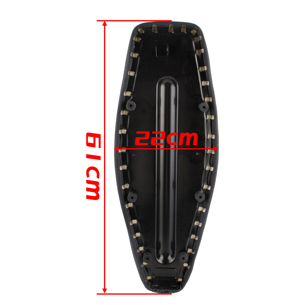 OSTMORAD Hexagonal Honeycomb Seat Red Orange Blue Stitching for Simson S50 S51 S70 S80 Enduro