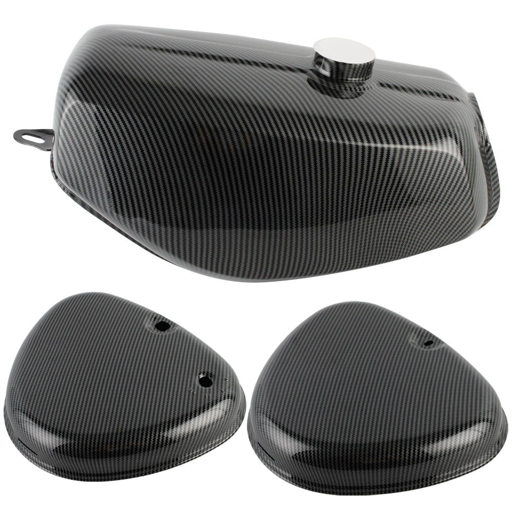 OSTMORAD Vortex Carbon Tank Side Cover Set for Simson S50 S51