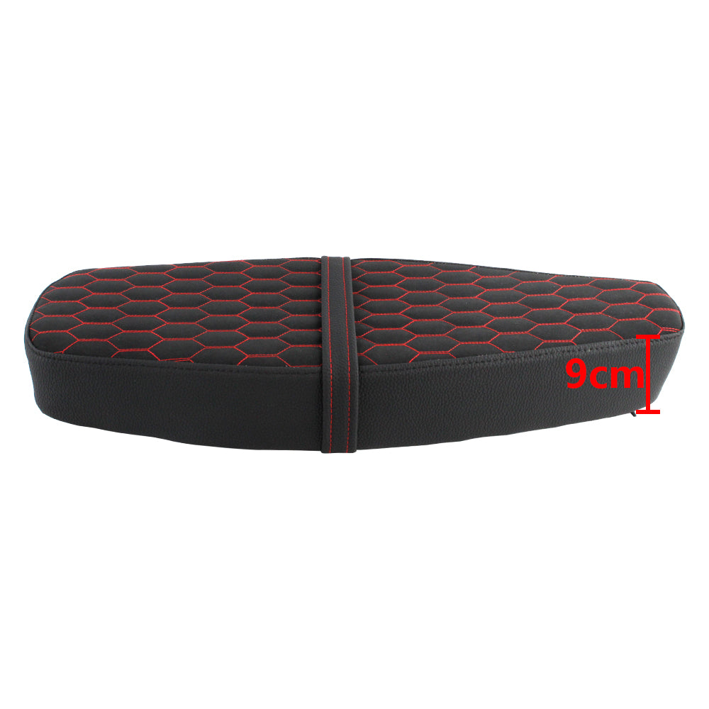 OSTMORAD Hexagonal Honeycomb Red Stitch Seat for Simson S50 S51 S70 S80