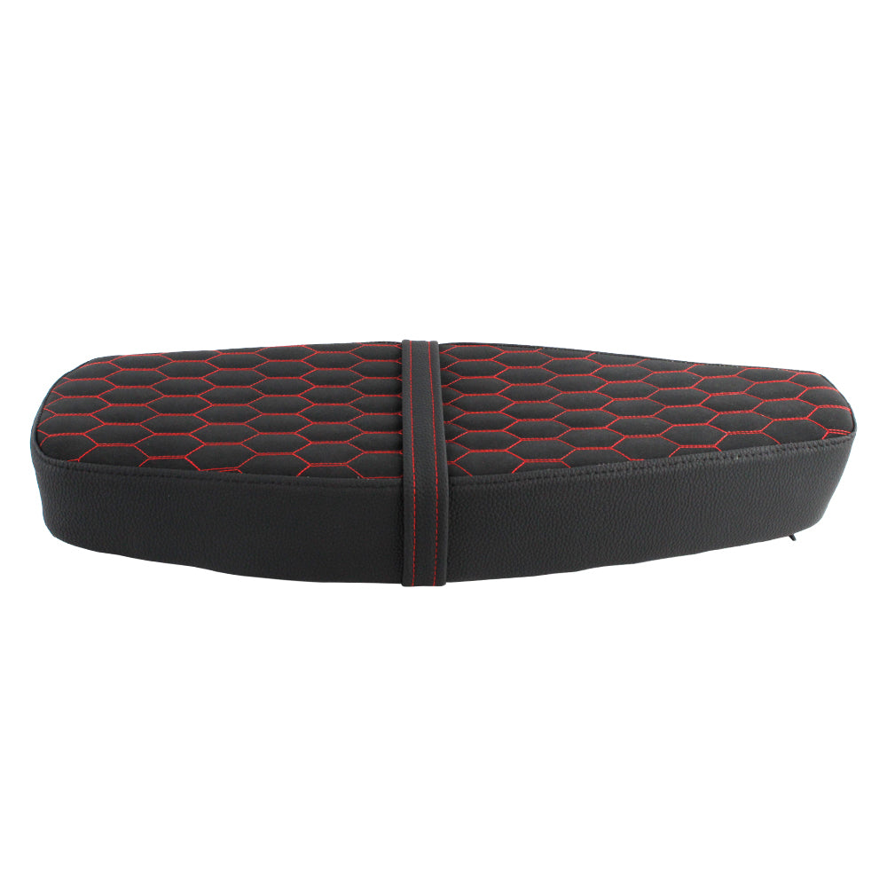 OSTMORAD Hexagonal Honeycomb Red Stitch Seat for Simson S50 S51 S70 S80