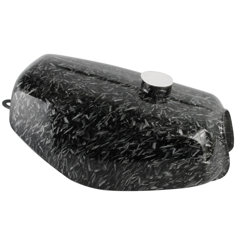 OSTMORAD Carbon Fiber Edition Tank & Side Cover Set 3-Piece Metal Kit for Simson S51 S70
