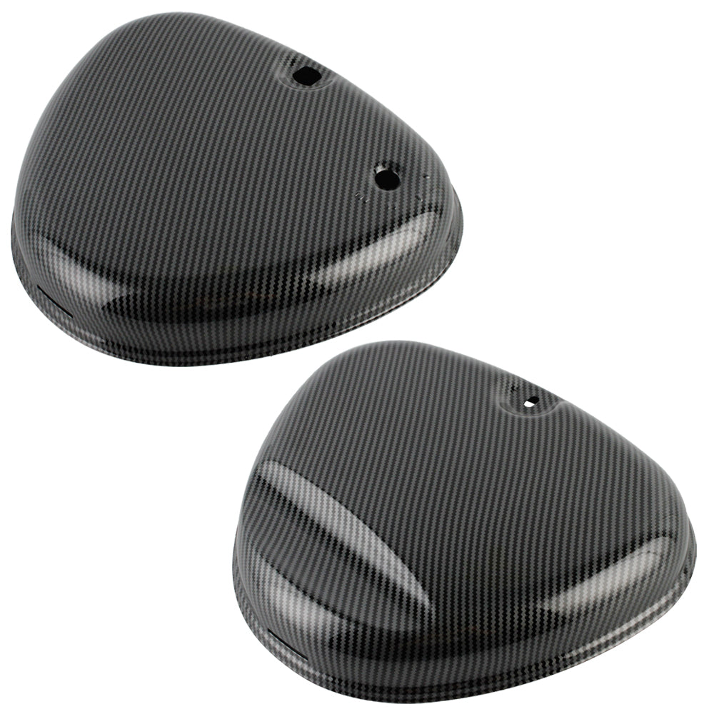 OSTMORAD Forged Carbon Enduro Tank Set / 3-Piece Metal Kit for Simson S51 S70 S80